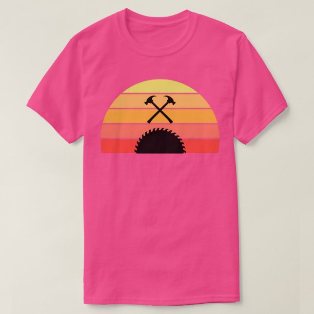 Camiseta Carpenter Vintage Retro (Diseño del anverso)