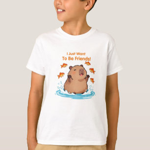Camiseta Carpincho & Amigos – Diseño de Amistad Adorable