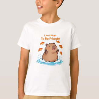 Camiseta Carpincho & Amigos – Diseño de Amistad Adorable