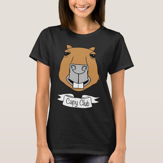 Camiseta Carpincho  Capy Club (Anverso)