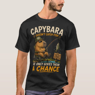 Camiseta Carpincho de pesca divertido
