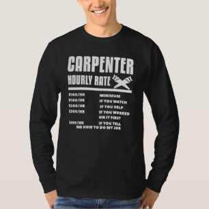 Camiseta Carpintería de carpintería de carpintería de carpi