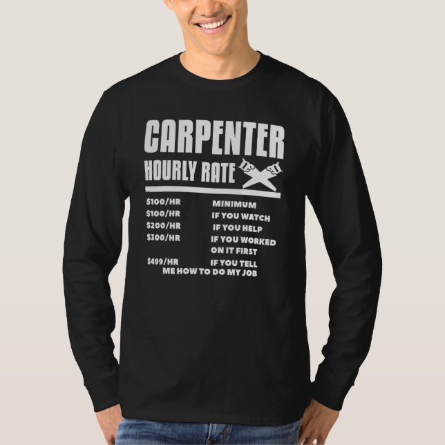 Camiseta Carpintería de carpintería de carpintería de carpi (Anverso)
