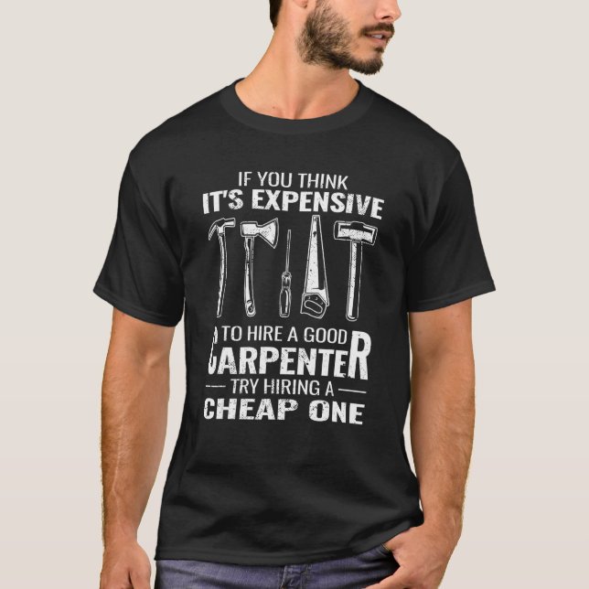 Camiseta Carpintería de carpintería de carpintería para hom (Anverso)