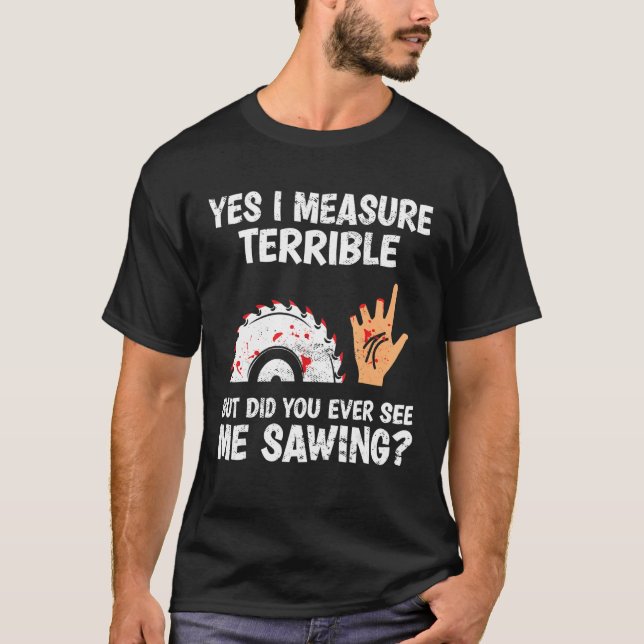Camiseta Carpintería de carpintero de madera para hombres (Anverso)