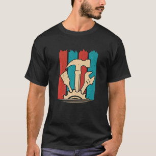 Camiseta Carpintería del carpintero retro Carpintería de ma