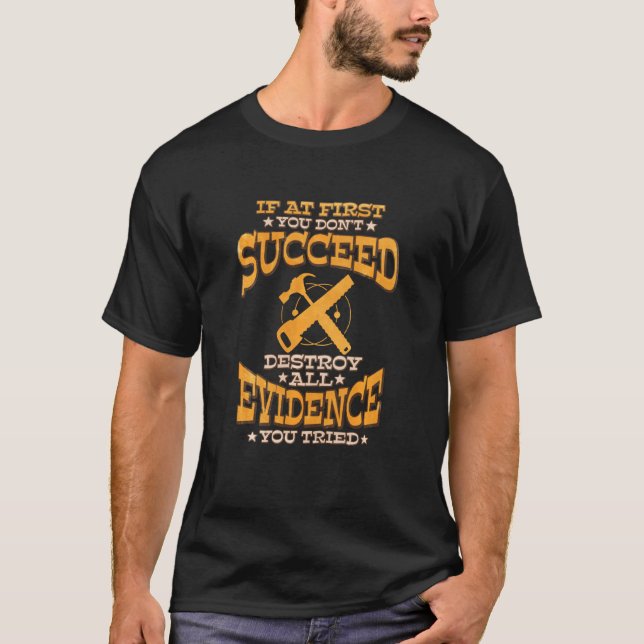 Camiseta Carpintería divertida (Anverso)