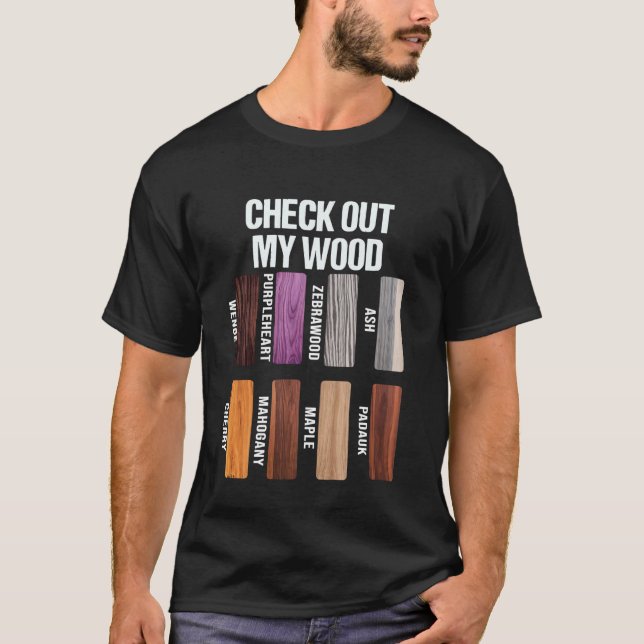 Camiseta Carpintería Divertida Trabajos en Madera Carpinter (Anverso)