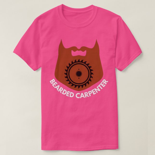 Camiseta carpintero barbudo 12 (Diseño del anverso)
