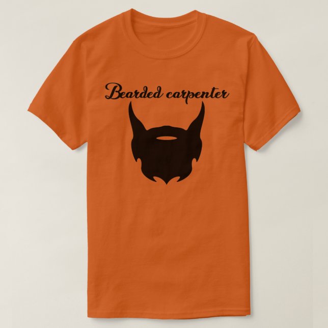 Camiseta carpintero barbudo 16 (Diseño del anverso)