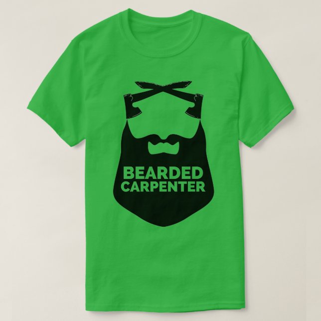 Camiseta Carpintero barbudo papá 1 (Diseño del anverso)