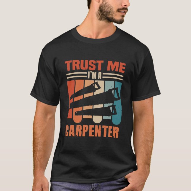 Camiseta Carpintero Carpintero Retro (Anverso)