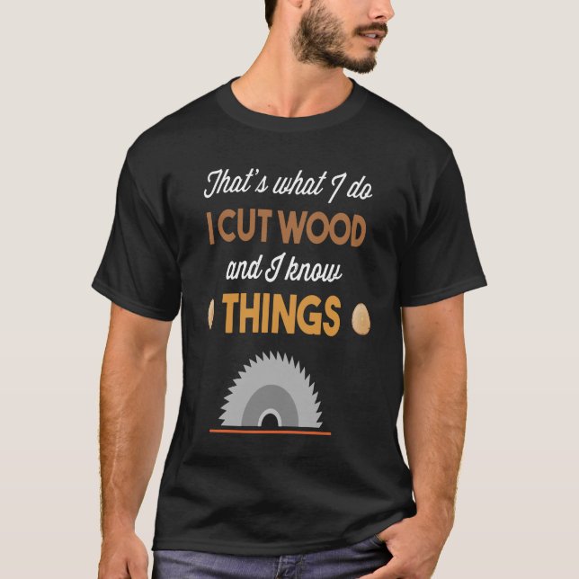 Camiseta Carpintero - Corto Madera Y Sé Cosas (Anverso)