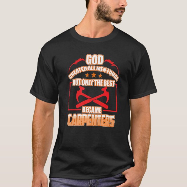 Camiseta Carpintero de carpintería de carpintero de carpint (Anverso)