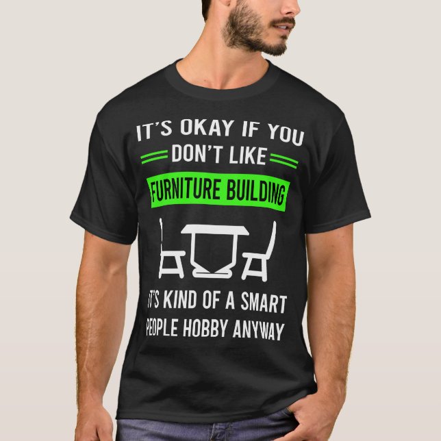 Camiseta Carpintero de carpintería del constructor de muebl (Anverso)
