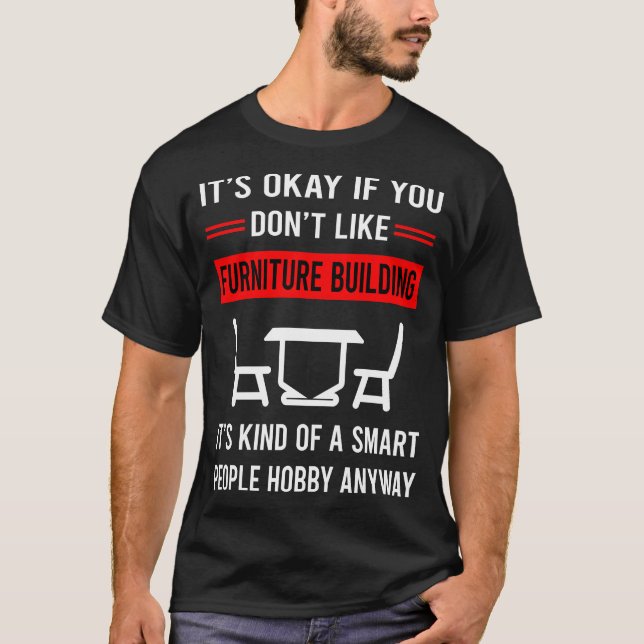 Camiseta Carpintero de carpintería del constructor de muebl (Anverso)