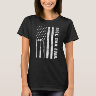 Camiseta Carpintero De Hombres Papá Noel Bandera De Ee. Uu.