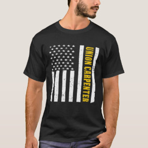 Camiseta Carpintero de la Unión de Bandera de los Estados U