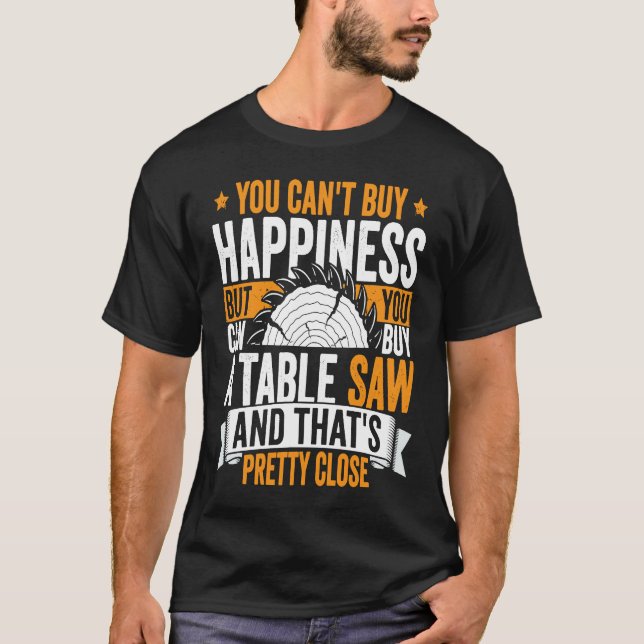 Camiseta Carpintero de madera para hombres (Anverso)