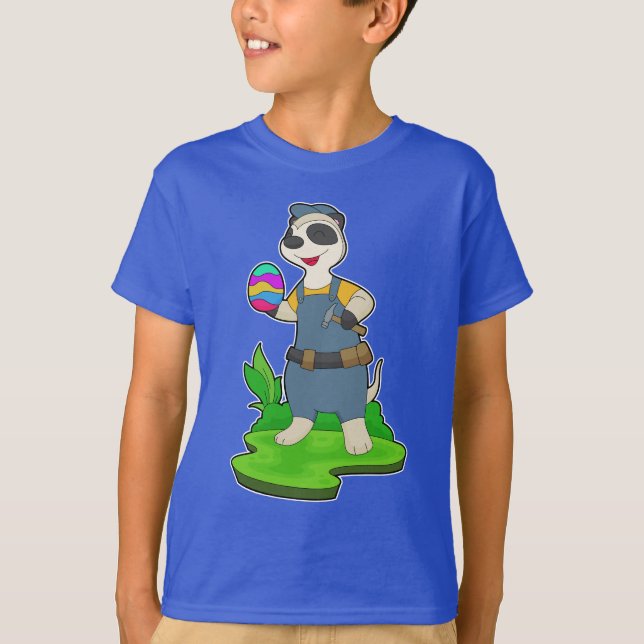 Camiseta Carpintero de Pascua de Meerkat (Anverso)