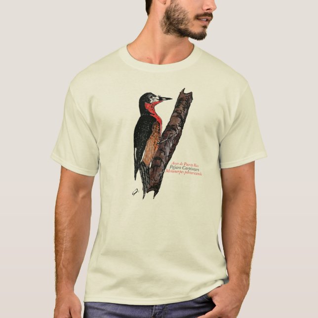 Camiseta Carpintero de Puerto Rico/Carpintero carpintero pu (Anverso)