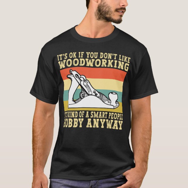 Camiseta Carpintero divertidísimo Hobby Smart People (Anverso)