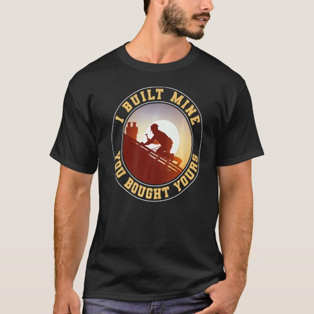 Camiseta Carpintero divertido de madera que construí el mío (Anverso)