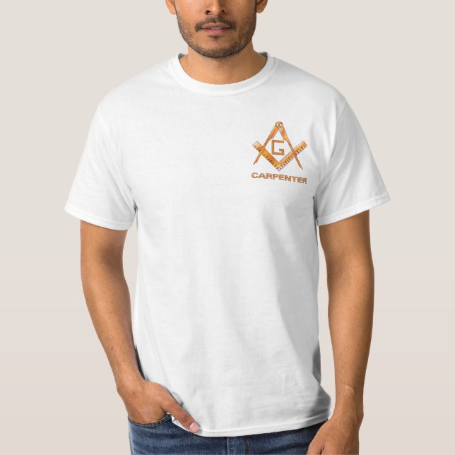 Camiseta Carpintero masónico (Anverso)