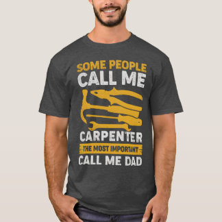 Camiseta Carpintero Papá Woodwork Padre de madera regalo de