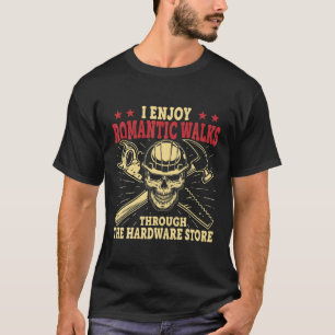 Camiseta Carpintero Que Disfruto De Caminatas Románticas A