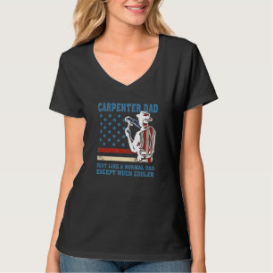 Camiseta Carpintero Retro Papá Como Un Contratos Normal De 