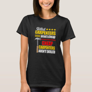 Camiseta Carpinteros calificados no son carpinteros baratos