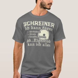 Camiseta Carpinteros de hombres muebles artesanos de gusano