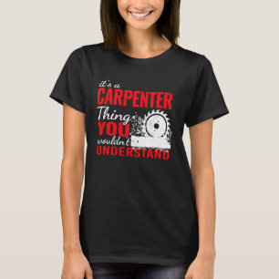 Camiseta carpinteros trabajador de la madera para hombres C