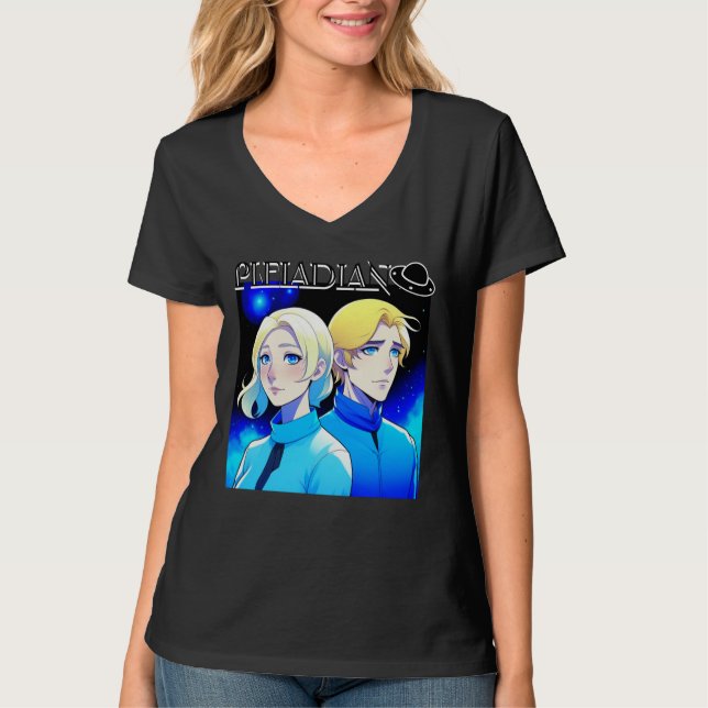 Camiseta Carrera Alien Pleiadian y OVNI (Anverso)