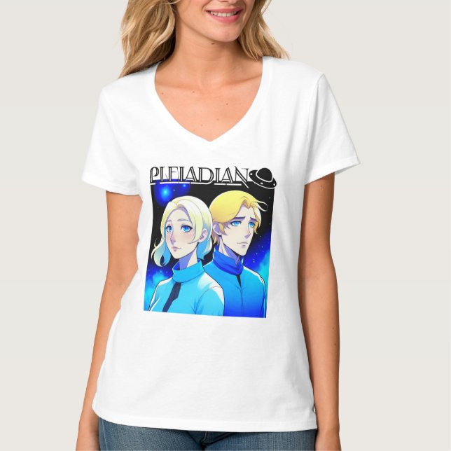 Camiseta Carrera Alien Pleiadian y OVNI (Anverso)