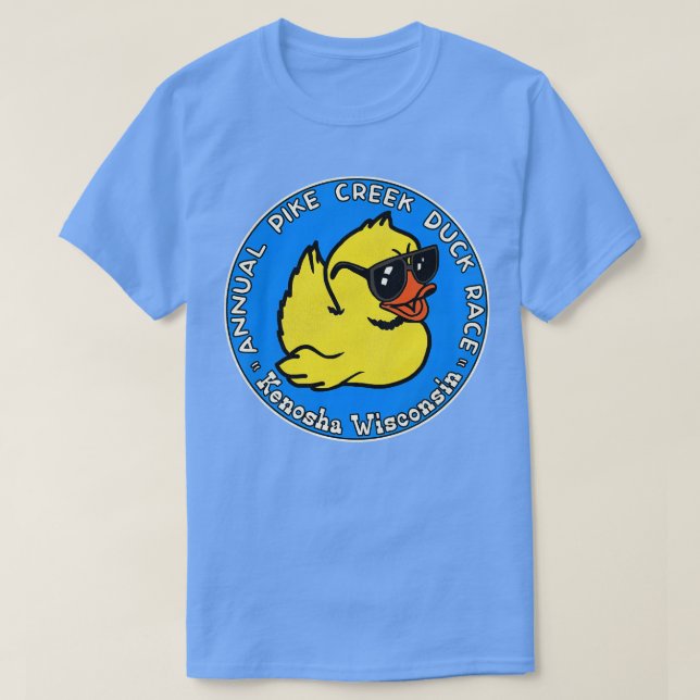 Camiseta Carrera anual del pato de la crema de lucio Kenosh (Diseño del anverso)