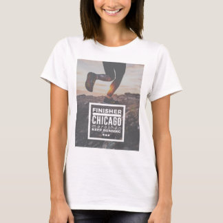 Camiseta Carrera corriente corrida acabadora del maratón de