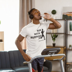 Camiseta Carrera cristiana con propósito Inspirador moderno