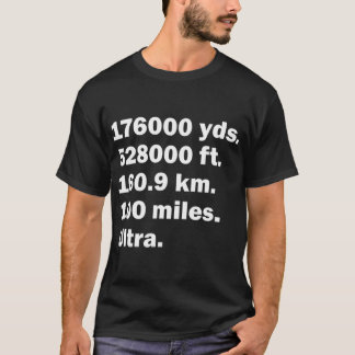 Camiseta Carrera de 100 millas Ultra maratón