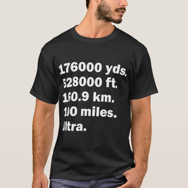 Camiseta Carrera de 100 millas Ultra maratón (Anverso)