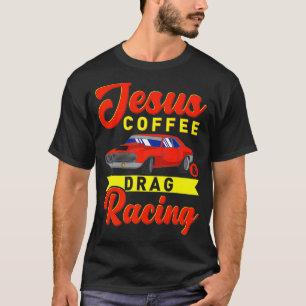 Camiseta Carrera de arrastrar café Jesús Nitro turbo arrast
