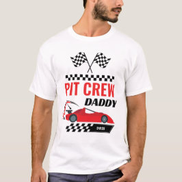 Camiseta Carrera de autos de carrera papi de cumpleaños coi