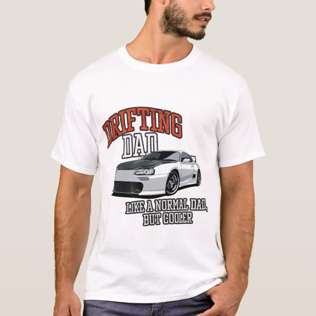 Camiseta Carrera de autos de Drifting Dad JDM (Anverso)