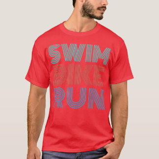 Camiseta Carrera De Bicicleta De Natación 36