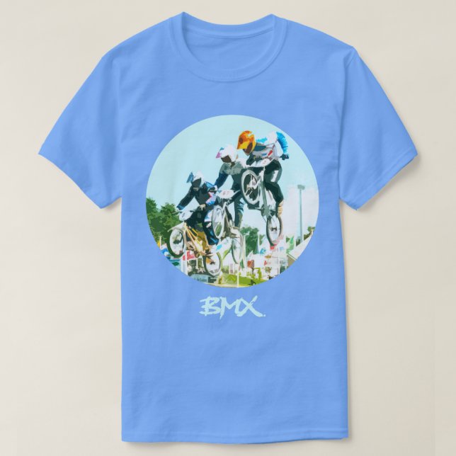 Camiseta carrera de bmx (Diseño del anverso)