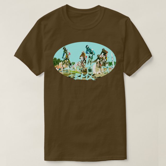 Camiseta carrera de bmx 1 (Diseño del anverso)