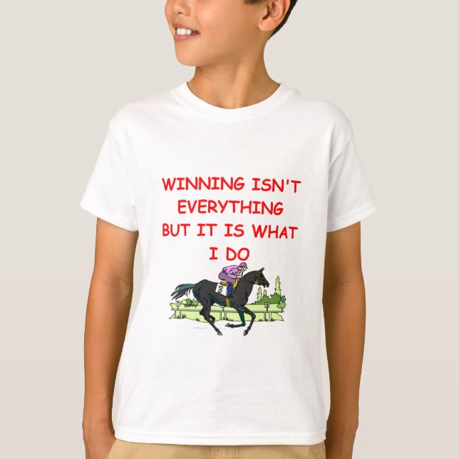Camiseta carrera de caballos (Anverso)