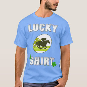 Camiseta Carrera de caballos afortunada, Dardos ecuestres