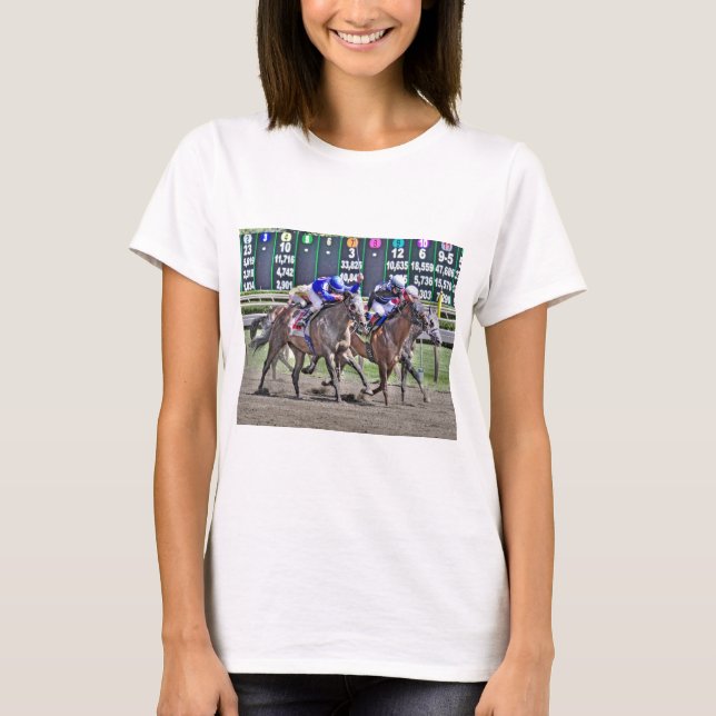 Camiseta Carrera de caballos de Saratoga (Anverso)